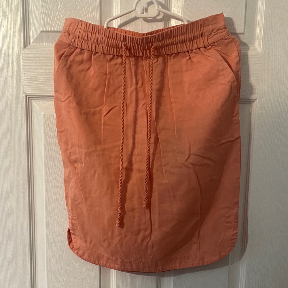 LOFT Women's Peach Midi Skirt